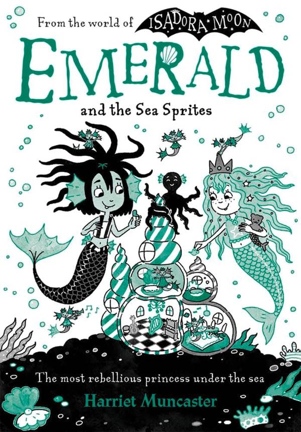 World of Isadora Moon Emerald Series 6 Books Collection Set – (Magic Shell, Lost Treasure, New Arrival, Sea Dragon, Sea Sprites, Runway Royal)