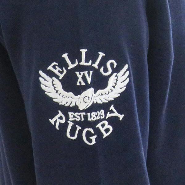 Ellis-Rugby-Navy-Hoodie-Placket-Neck-Ellis-Rugby-Crest