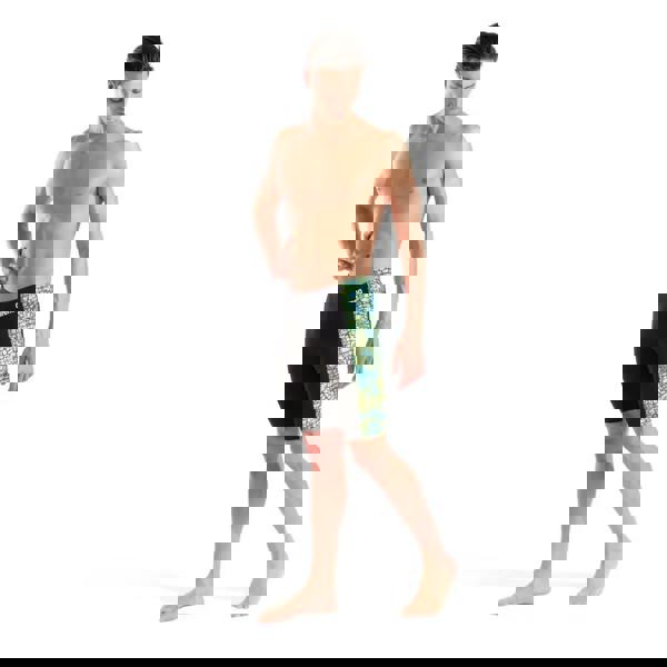 Arena Snakeskin Swim Jammer black green snakeskin swim trunks