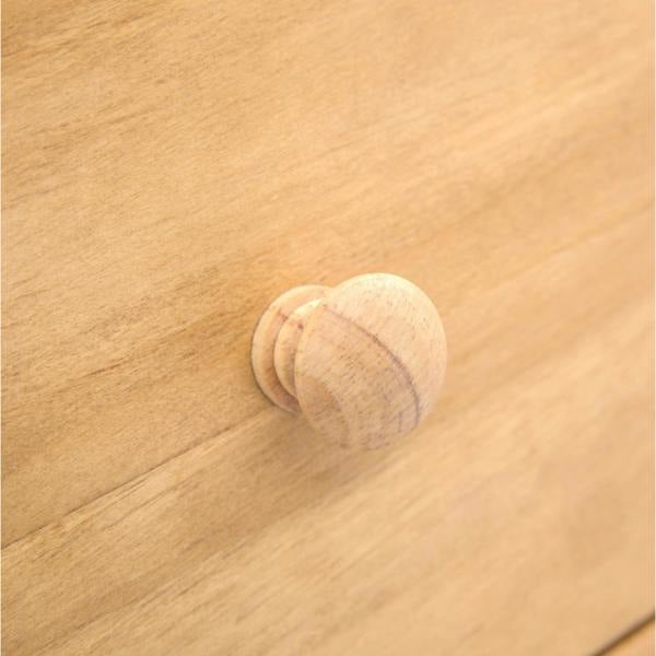 Cabinet Bits Lugo 6 Drawer Chest of Drawers Wood Knob