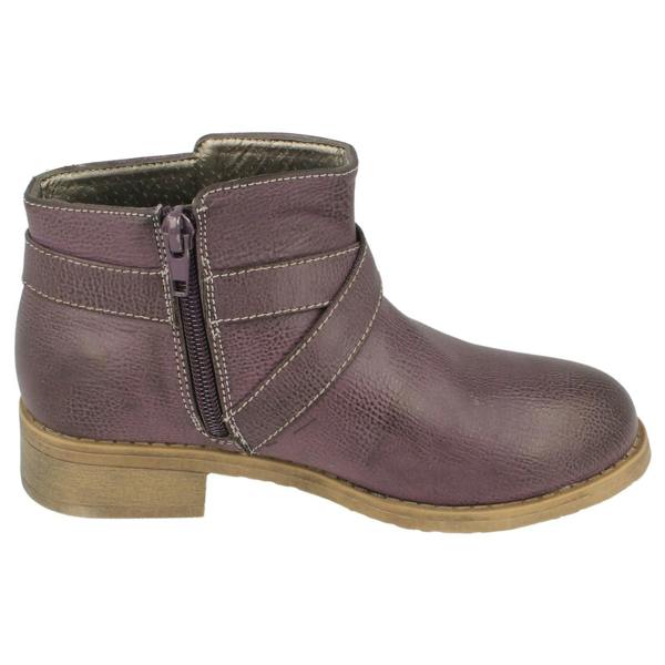 Spot On Girls Spot On Buckle Strap Ankle Boots