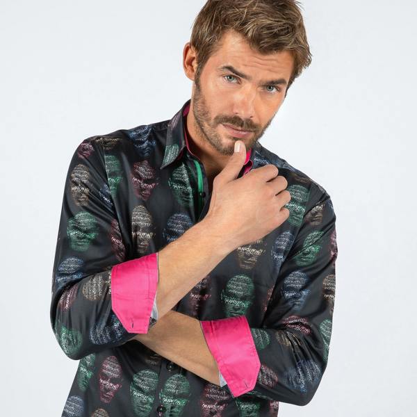 TYSON FURY: MENTAL HEALTH AWARENESS PRINT SHIRT - Premium Men's Patterned Shirt by Claudio Lugli | Bold Design, Tailored Fit, Best Printed Shirts