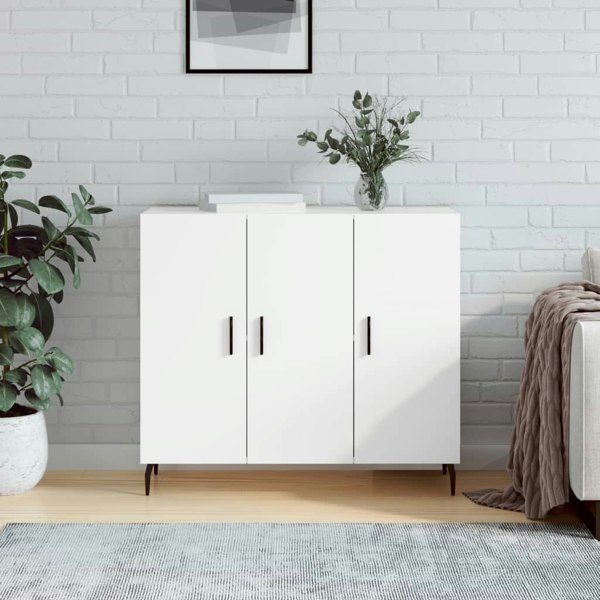 Berkfield Sideboard White 90x34x80 cm Engineered Wood