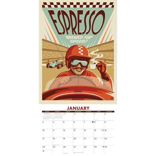 Coffee Delights Calendar 2027, Wall Calendars, Month To View, Lifestyle, Gift