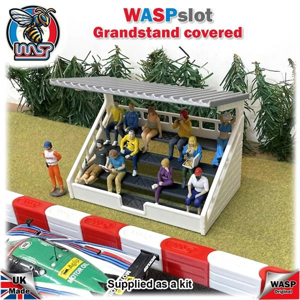 a toy bleachers with people sitting on the bleachers