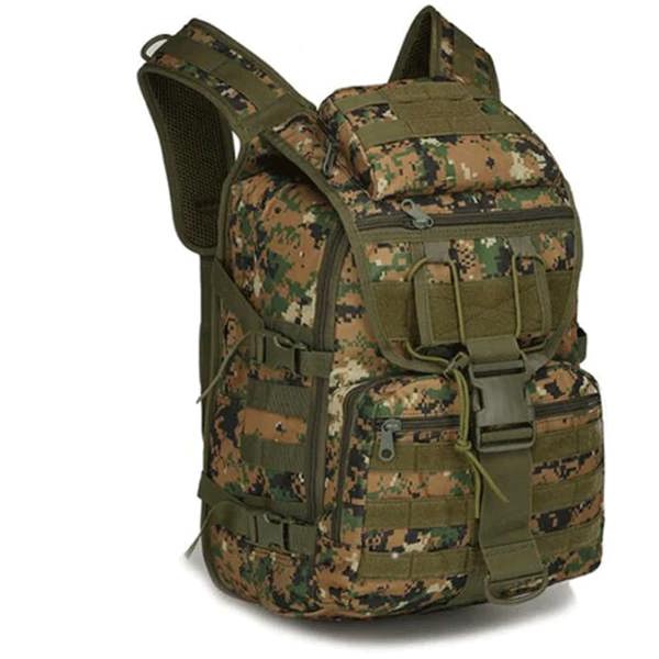 40l Molle digital camo backpack a pixelated camouflage great for hiding breaking up the outline of a person