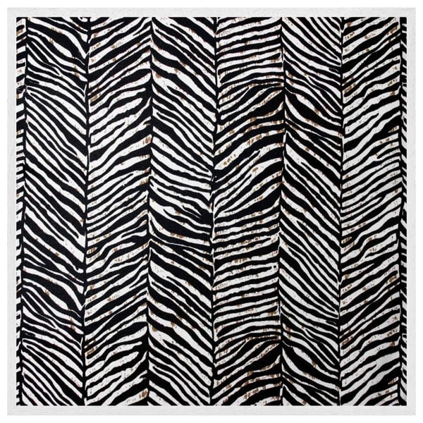 Benjamin Tate Design Zebra grunge print (Picutre Frame)