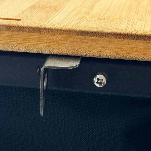 Bamboo 3 in 1 Folding Table/Storage Camping Cupboard OLPRO