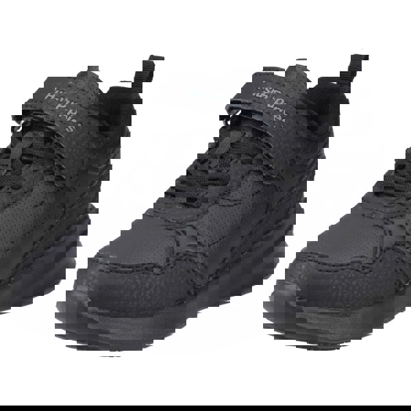 Hush Puppies Marling Bungee Lace Junior Polyurethane Black Shoes