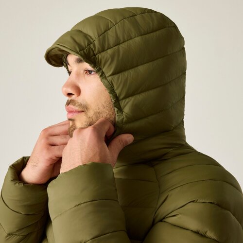 Dare 2B Mens Torrek Mountain Baffled Padded Jacket - Martini Olive