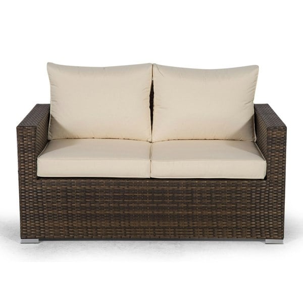 Giardino Sydney Rattan 2 Seater Loveseat Sofa