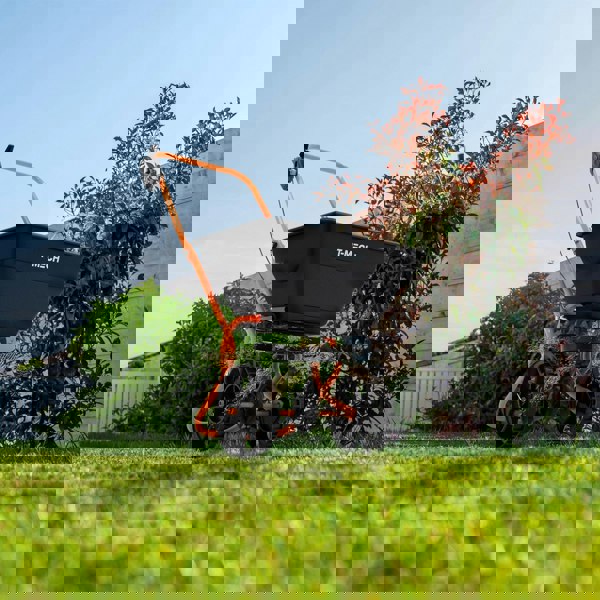 T-mech Rotary Spreader & 50cm Lawn Leveller - Orange