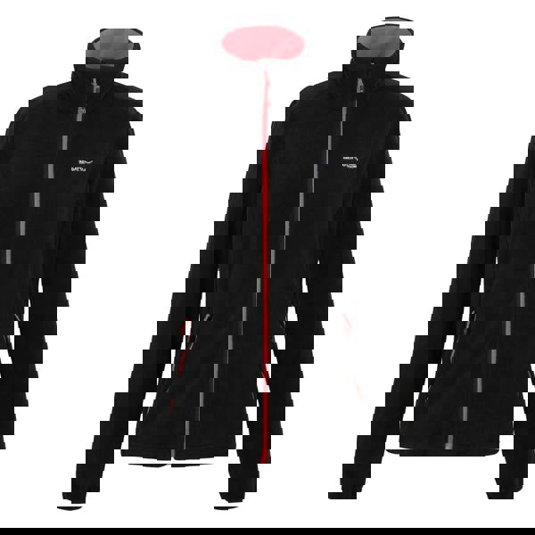 Regatta Womens/Ladies Floreo IV Full Zip Fleece Jacket - Black/Peach Bloom - 