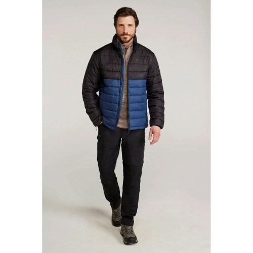 Mountain Warehouse Mens Deaks Water Resistant Padded Jacket - Navy