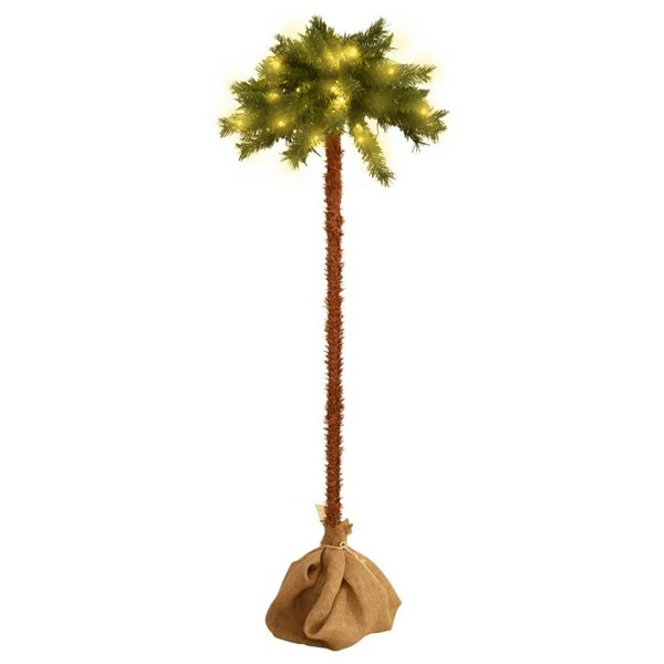 Berkfield Artificial Palm Tree with LEDs 150 cm