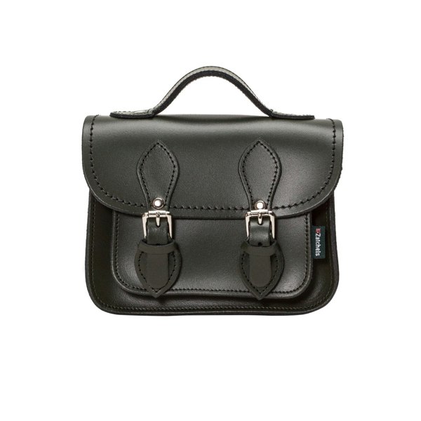 Zatchels Handmade Leather Micro Satchel - Ivy Green