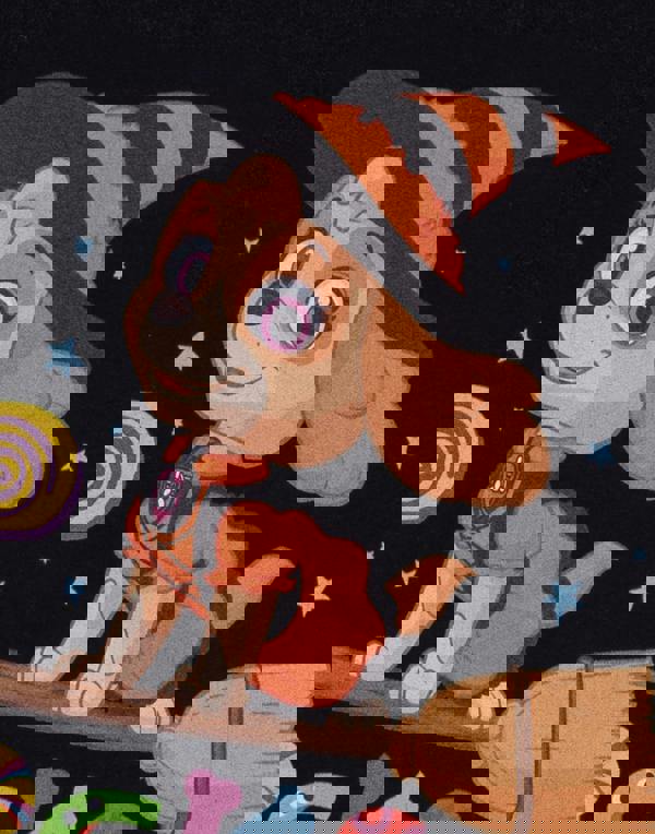 Paw Patrol Girls Black Trick Or Treats Short Sleeved T-Shirt