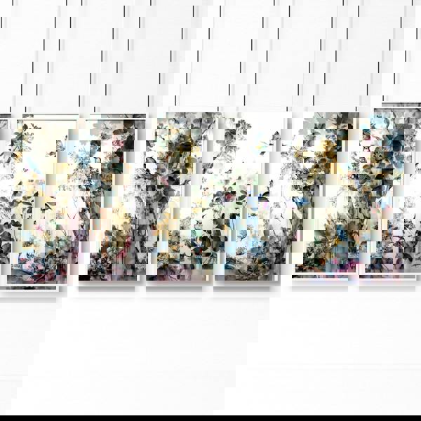 Living room wall art decor | set of 3 Chinoiserie wall art prints