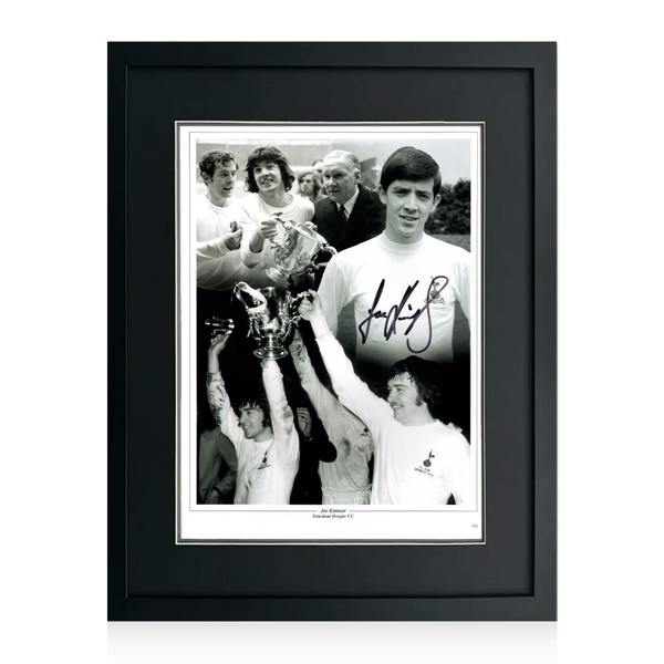 Joe Kinnear Signed Tottenham Hotspur Image 4 Deluxe Mount Frame