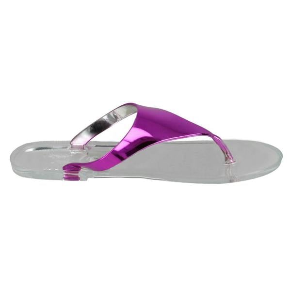 Spot On Ladies Spot On Jelly Toepost Sandals