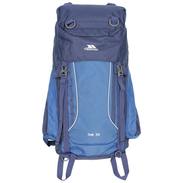 Trespass Trek 33 Rucksack/Backpack (33 Litres) - Electric Blue