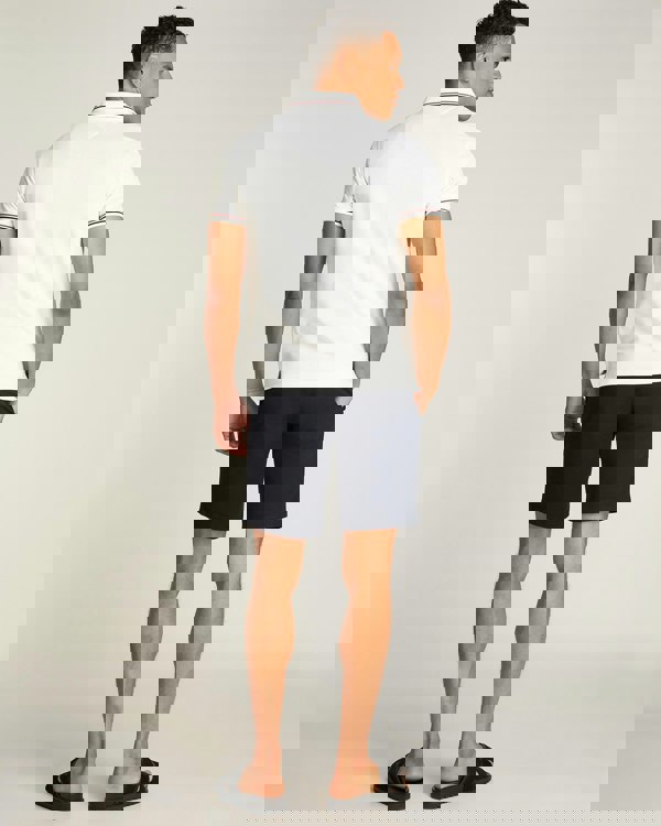 Tommy Hilfiger Tipped Mens Slim Fit Polo - White