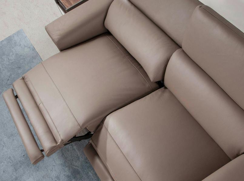 Angel Cerdá Relax sofa in mink leather 6105/6106