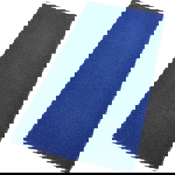 Modern Plain Blue Rug – Soft Short Pile