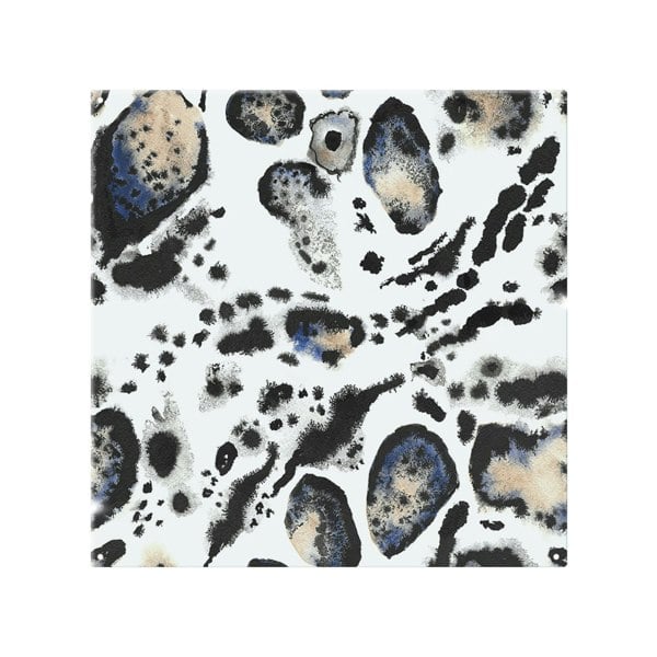 Benjamin Tate Design Leopard Print With Blue Splash Back