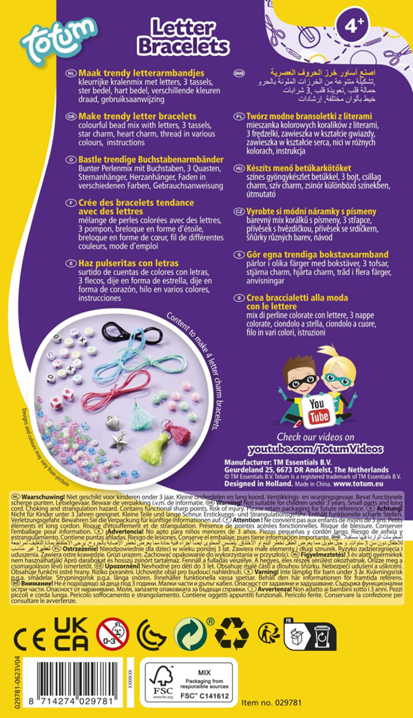 Totum Letter Bracelets