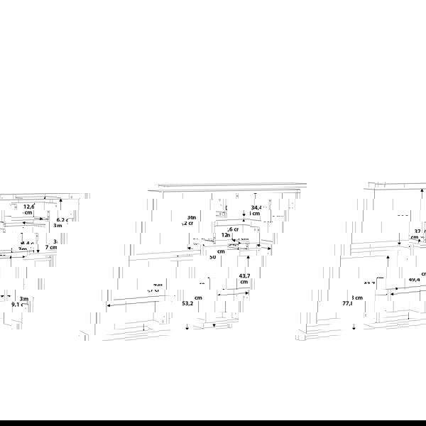 Furniture To Go Klara 4 Door 2 Drawer Chest in Grey and Oak