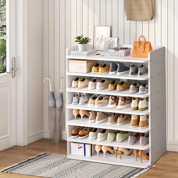 Living and Home 7-Tier Shoe Rack Shoe Cabinet for Entryway