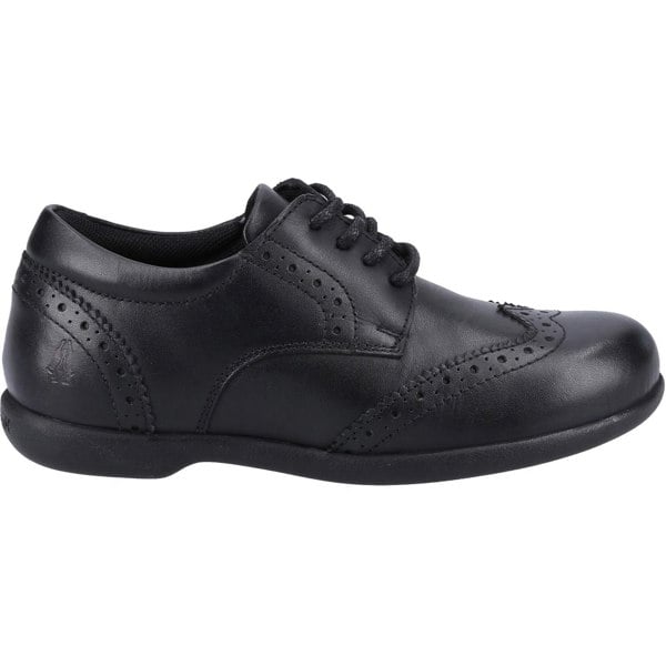 Hush Puppies Bridget SNR Leather Girls's Black Brogues