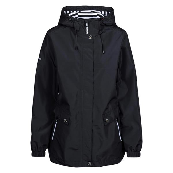 Trespass Womens/Ladies Flourish Waterproof Jacket - Black - 