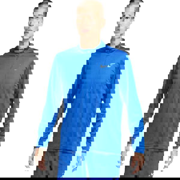 Nike 1/4 Zip Royal Blue Running Top