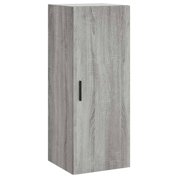Berkfield Highboard Grey Sonoma 34.5x34x180 cm Engineered Wood