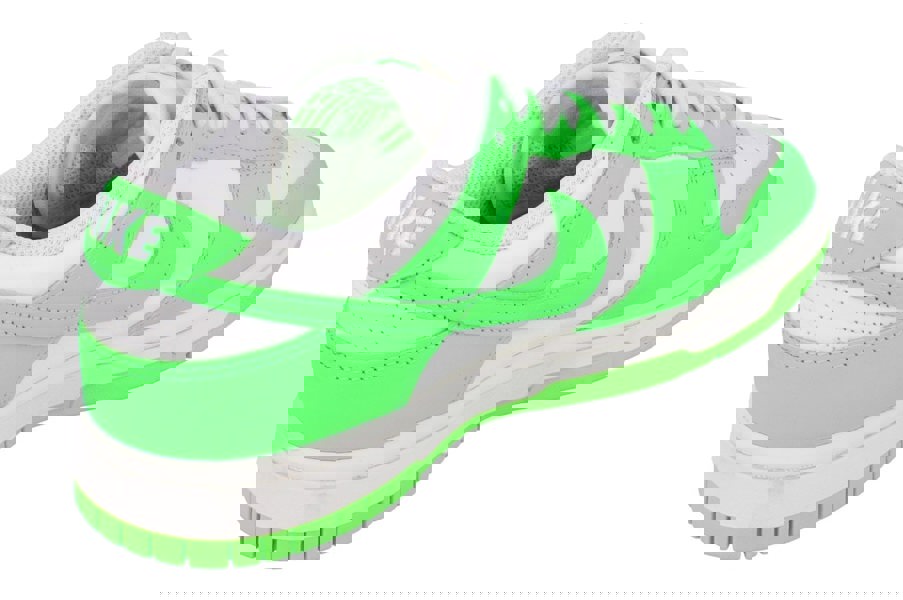 Nike Womens Dunk Low Trainers Hv0842  133 - Sail Green Strike 133 - Photo 2