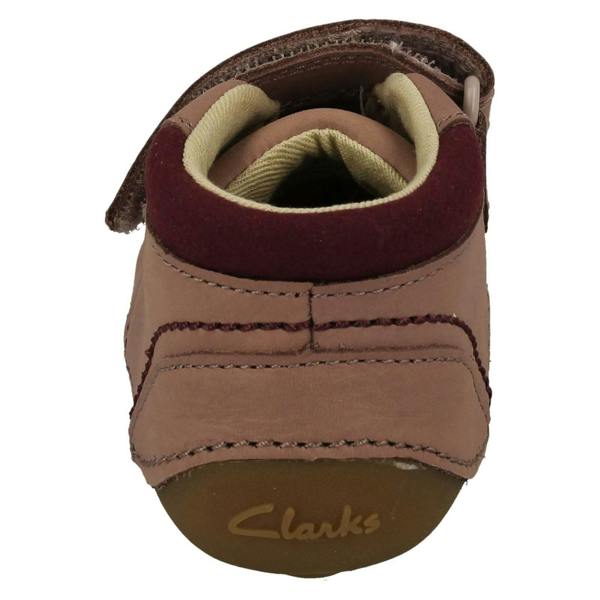 Clarks Childrens Clarks Soft Hook & Loop Ankle Boots Tiny Play T