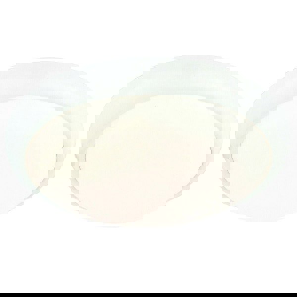 Round LED Flush Ceiling Light 15W Colour Changing White Gloss Indoor Bulkhead Loops