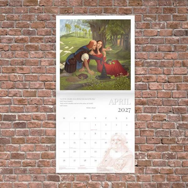 Terry Pratchett's Discworld Calendar 2027, Wall Calendars, Month To View, History & Literature, Gift