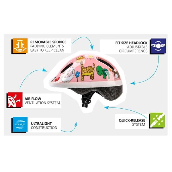 Meteor Helmet For Kids Toddler Childrens Boys Girls MV62