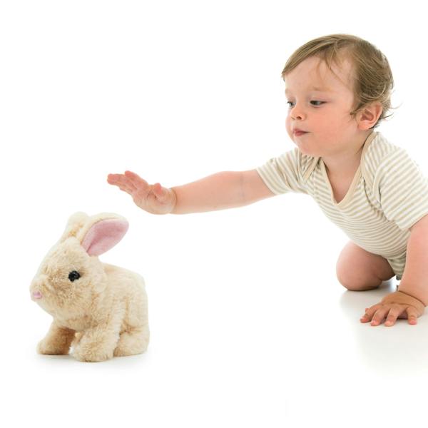 Pugs at Play Cookie Jumping Rabbit Interactive Plush Toy