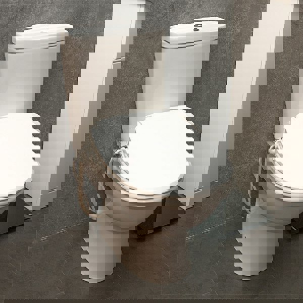 Aidapt Toilet Seat with Bidet Cleaning featuring a Warm Air Dryer Night Light and Heated Seat Oval