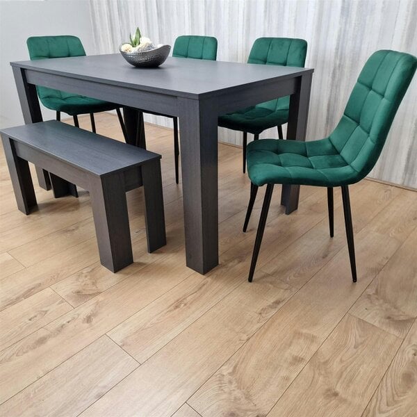 Kosy Koala Dining Table Set with 4 Chairs and a Bench Dining Room and Kitchen table set of 4