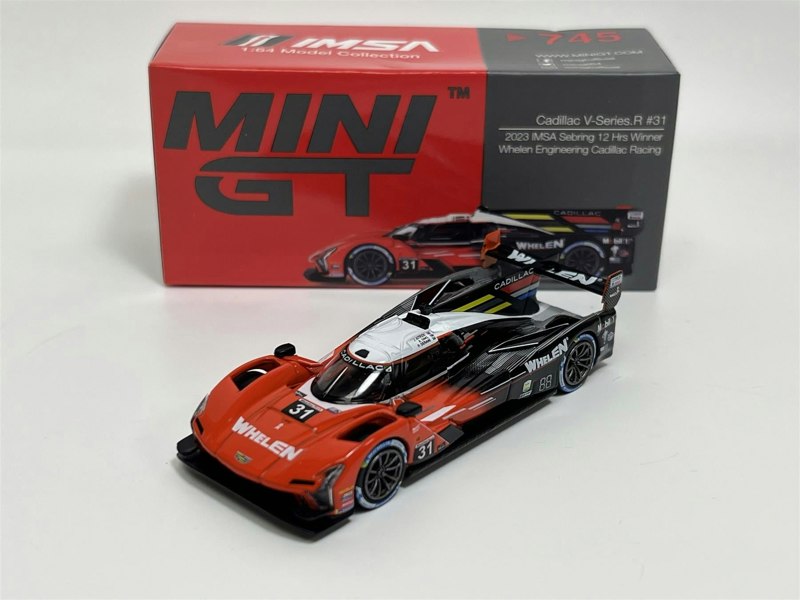 Mini GT Cadillac V Series R #31 2023 IMSA Sebring 12 Hrs Winner  1:64 Mini GT MGT00745L