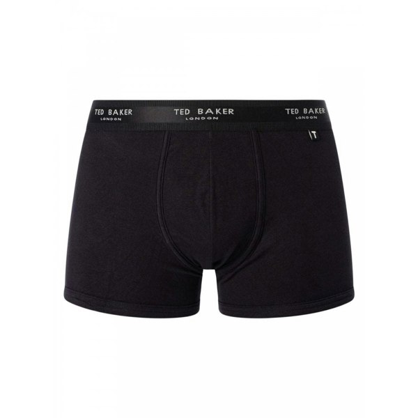 Ted Baker 3-Pack Contrast Logo Boxer Trunks, Grey Mix