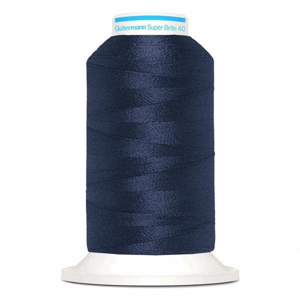 Gutermann Super Brite Polyester 40 Embroidery Thread 1000m Polyester Thread Suitable For Embroidery