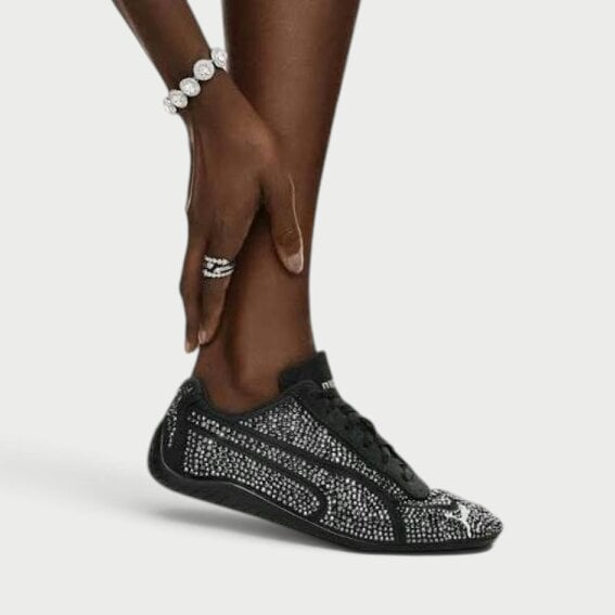 Puma X Swarovski Speedcat Black