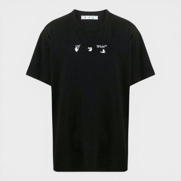 Off - White Mad Cat T-Shirt Black/Green - Supplied FashionOFF WHITE