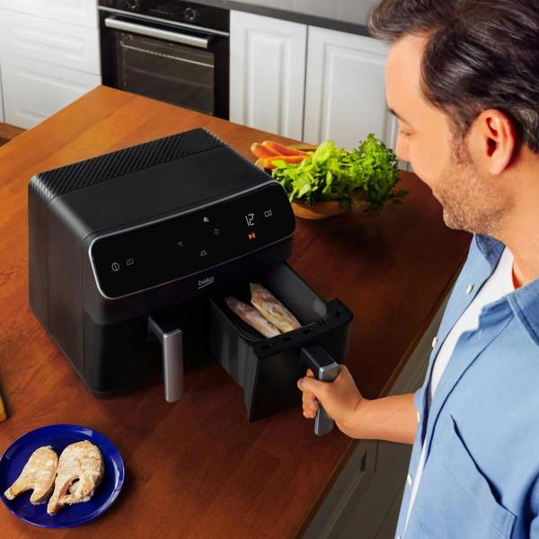 BEKO ExpertFry FRL5387B Dual Zone Air Fryer 8.5L Black